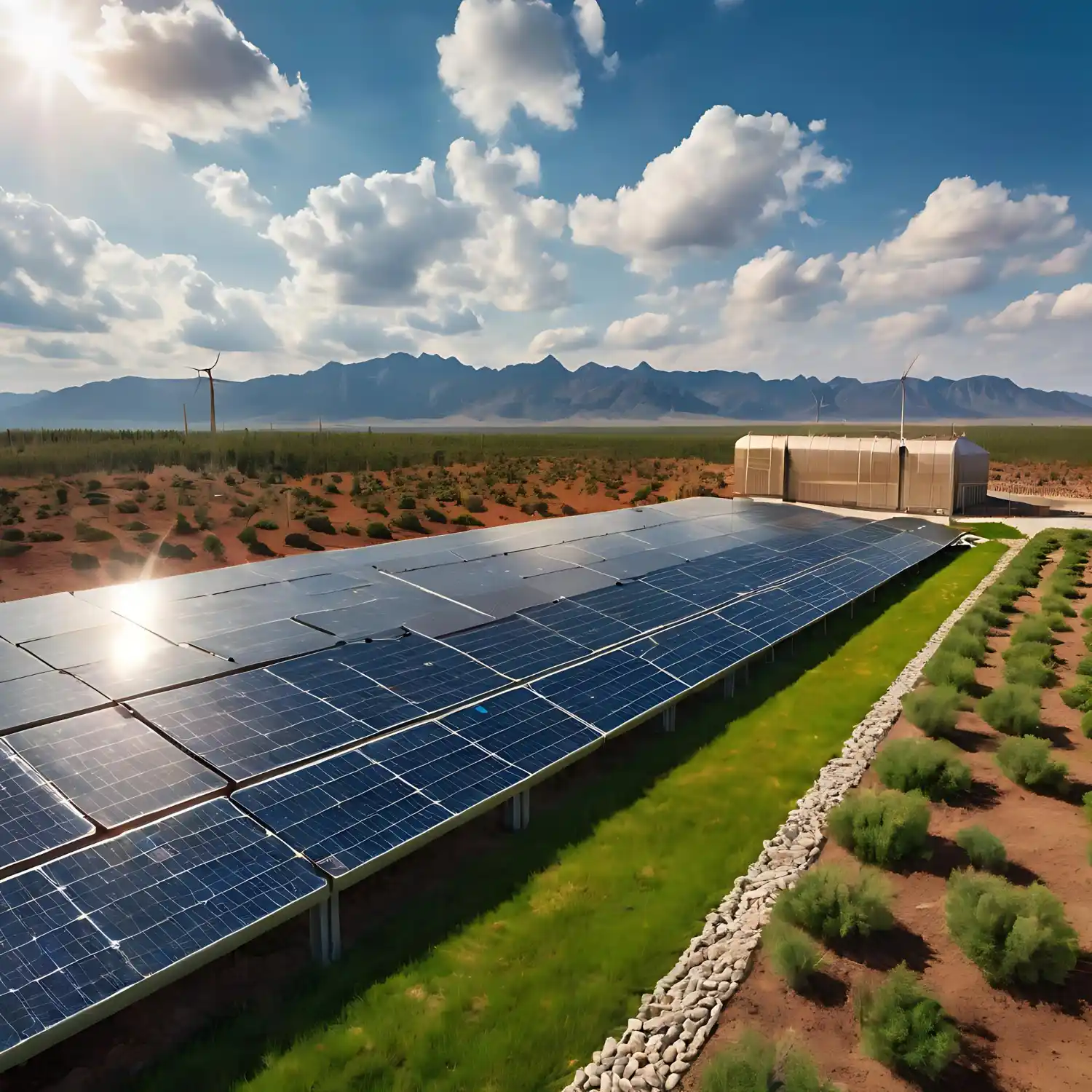 Ground Mounted Solar Power Plant